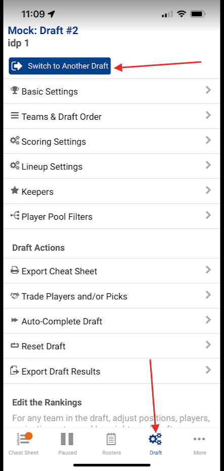 How To Create A Cheatsheet Within The Draft Dominator Mobile App –  Footballguys.com